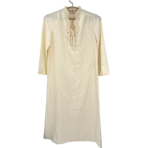Alice Maloof Vintage Nightgown Slip Dress Housecoat Kaftan Robe S NWT Deadstock - Picture 1 of 8